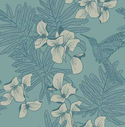 1838 Aurora 1804-117-03 Hummingbird Seafoam