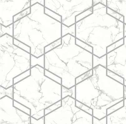 Holden Decor Kaleidoscope 90600 Ventura Grey Silver