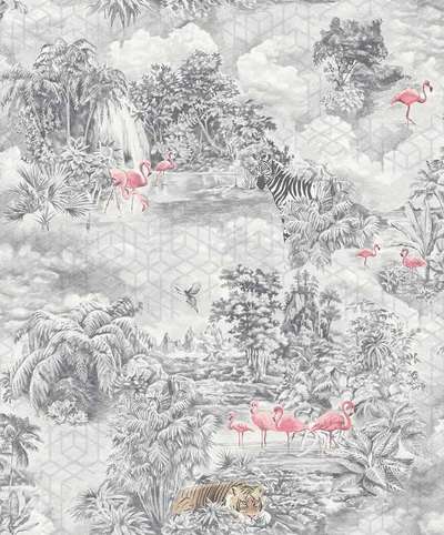 Holden Decor Kaleidoscope 90661 Mayang Grey