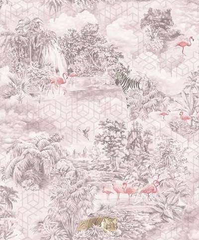 Holden Decor Kaleidoscope 90662 Mayang Pink